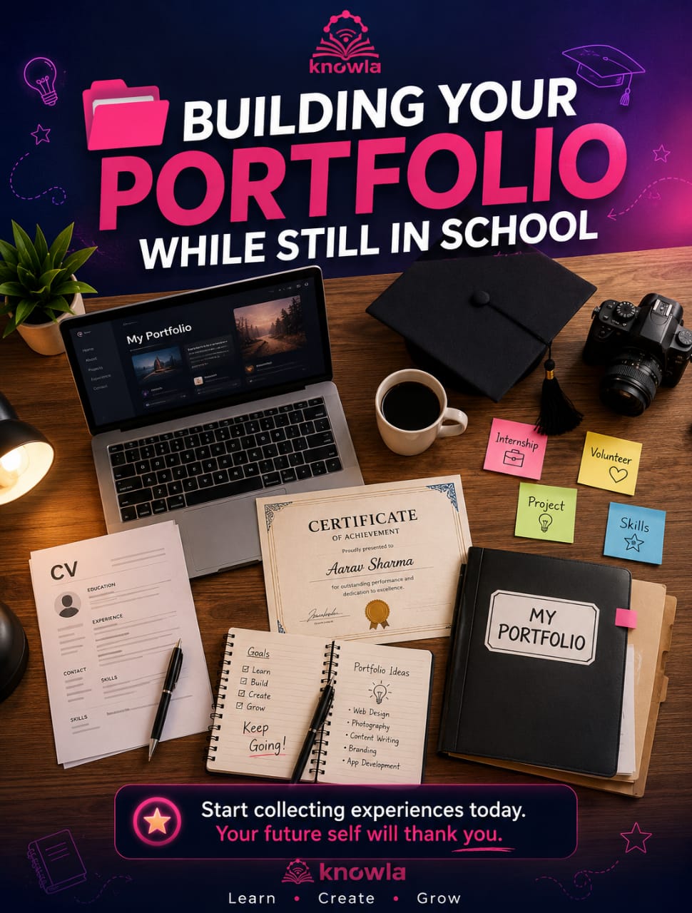Building Your Portfolio While Still In School